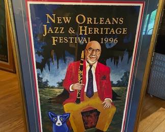 1996 Jazz fest poster