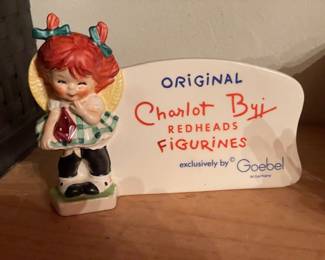 Goebel "Redheads" dealer display sign