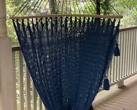 hanging "hammock" swing