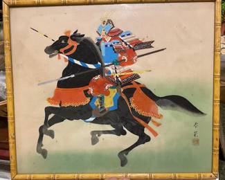 riding samuri #2 (from right)