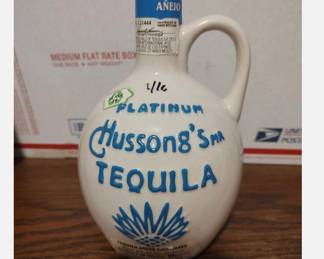 Hussongs's tequila white bottle (empty bottle only)