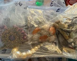 Bin full of necklaces-theres alot