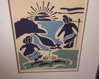 Ice fishing by Kathe Slattery, Sitka Alaska