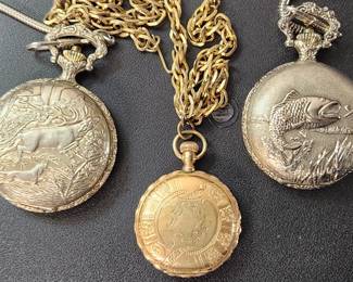 Elgin pocket watch Mascot case