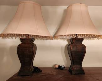 Pair of table lamps