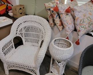 Wicker furniture