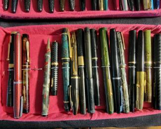 Pens, Waterman, Shaeffer, Cross, Eversharp, Esterbrook, Parker