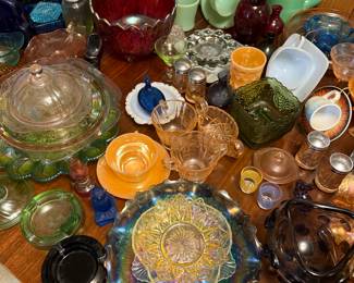 More Decorative Glass and Vintage Ashtrays