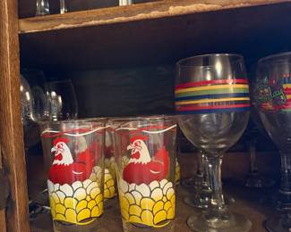 Rooster Glassware