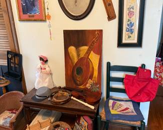 Vintage Instruments and Original Painting