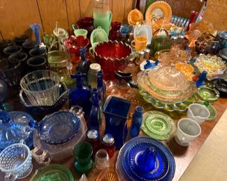 Depression Glass and Uranium Glass