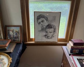 James Dean Sketch Print