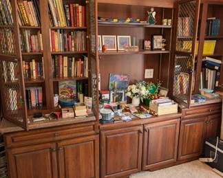 Very Large Office Hutch with matching Desk