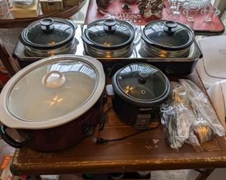 Crock Pots and Food Warmer