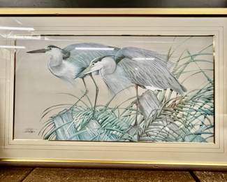 Large Water fowl print