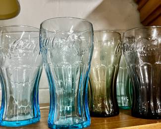 Set of Coca-Cola glasses