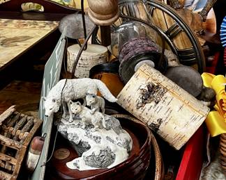 Log cabin-themed lot