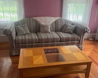 Sofa and table