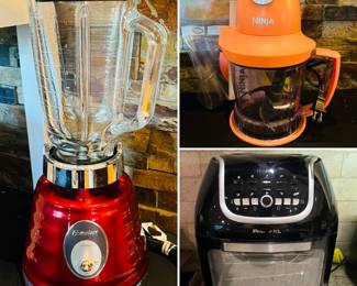 Osterizer Beehive Classic Red Blender
Ninja Master Prep Professional blender and food processor
PowerXL Vortex Air Fryer Pro Plus