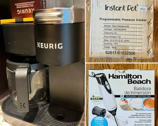 Keurig K-Duo Plus Single Serve & Carafe Coffee Maker
Instant Pot Viva 6Qt 9-in-1 Multi-Cooker
Hamilton Beach 2-Speed Immersion Blender