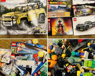 LEGO Technic Land Rover Defender set 42110
LEGO manuals and minifigures