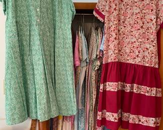 Numerous housedresses