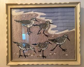 Embroidered art