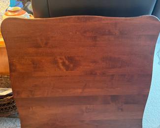 Vintage Stackmore Folding wood table--excellent condition