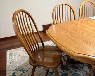 OAK DINING ROOM CHAIRS