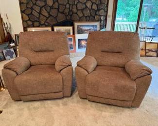 RECLINERS FROM THE FURNITURE STORE MCPERSON