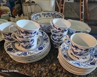 Dutch coffees,  gravy  bowl and fruit bowl, sold separately 