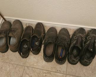 a selection of men's shoes