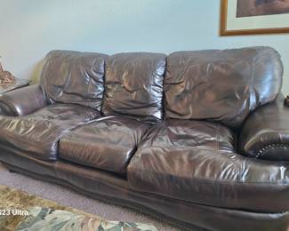 comfortable leather sofa