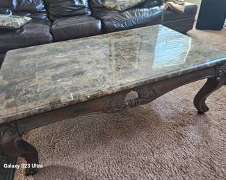 marble top coffee table 
