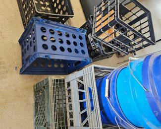 Lots of storage crates