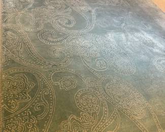 Blue rug