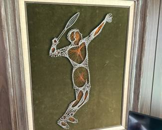 Vintage string art