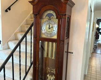 Grandfather clock.