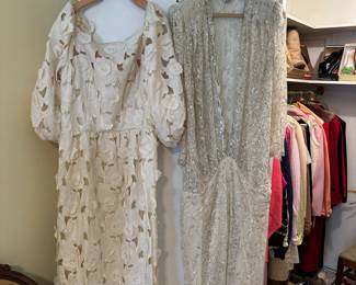 Vintage clothing, shoes, hats, and purses