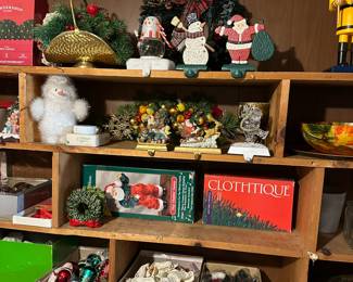 Vintage Christmas and glass ornaments