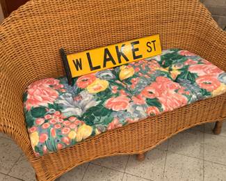 Wicker loveseats