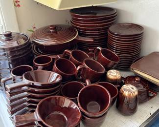 Huge set of Mar-crest stoneware