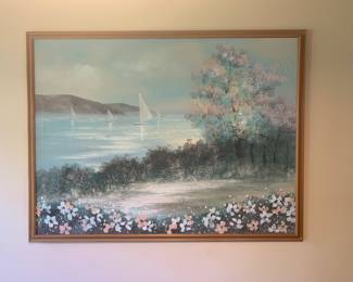 Hugo Lee primal oil painting
