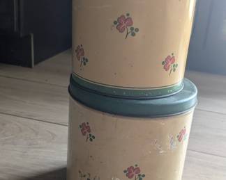 1950s kitchen canisters (set of 4)