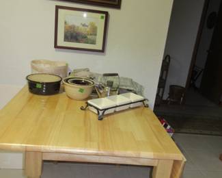 Pine drop leaf table