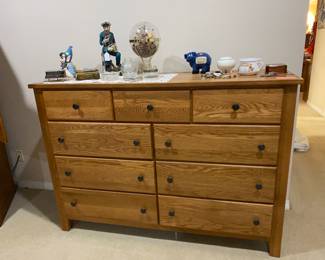 solid oak dresser