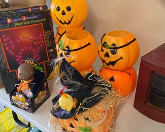 vintage halloween pumpkins