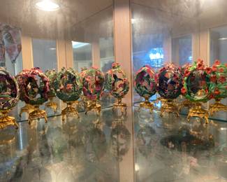 House of Faberge hummingbird eggs