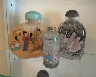 Hand painted perfume bottles from China