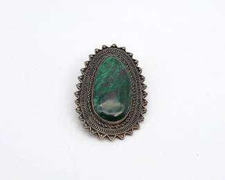 Vintage Sterling Silver Israel Azorit Pin/pendant -shippable